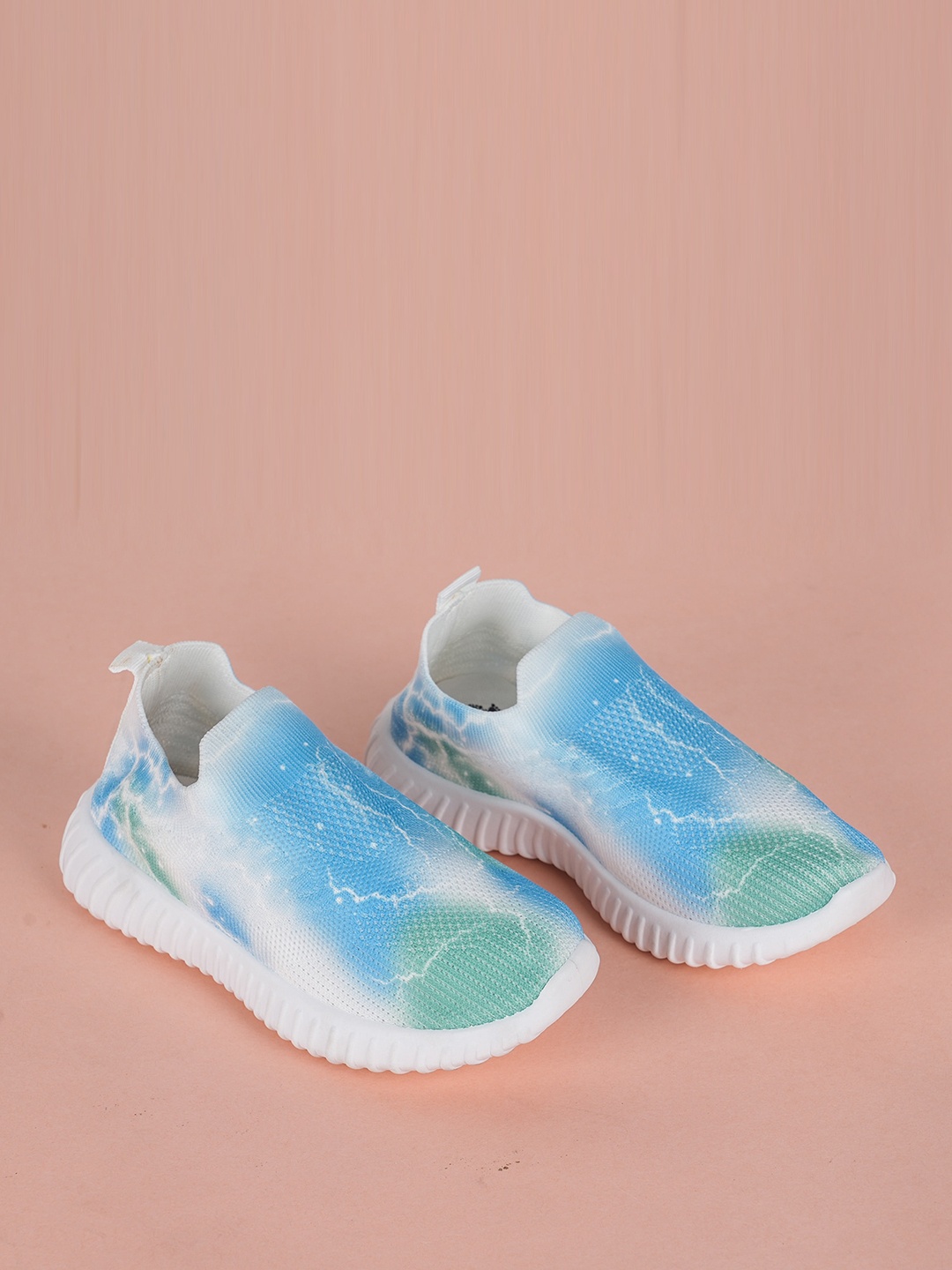 

FEETWELL SHOES Kids Abstract Printed Sneakers, Blue