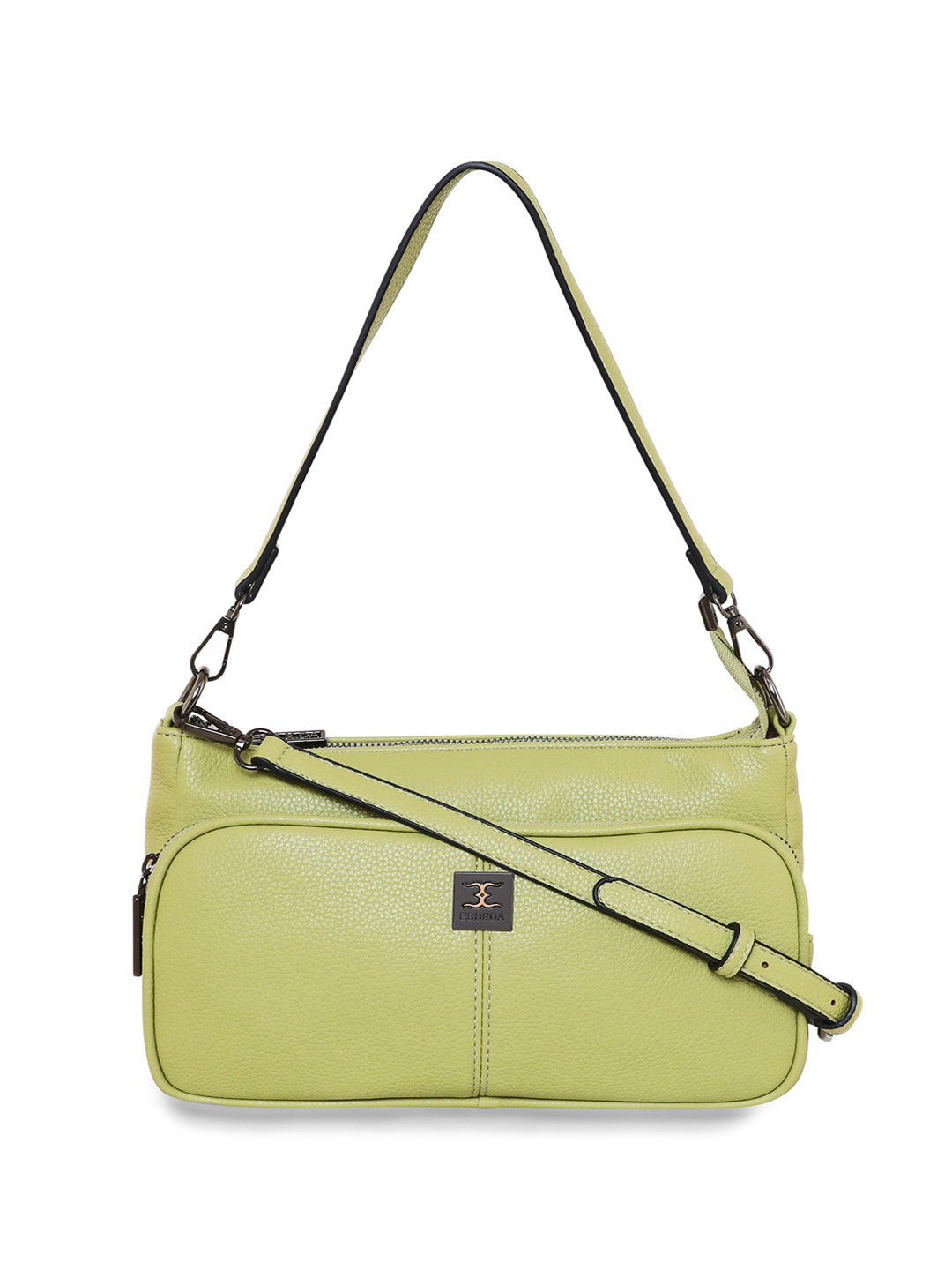 

ESBEDA Structured Handheld Bag, Lime green