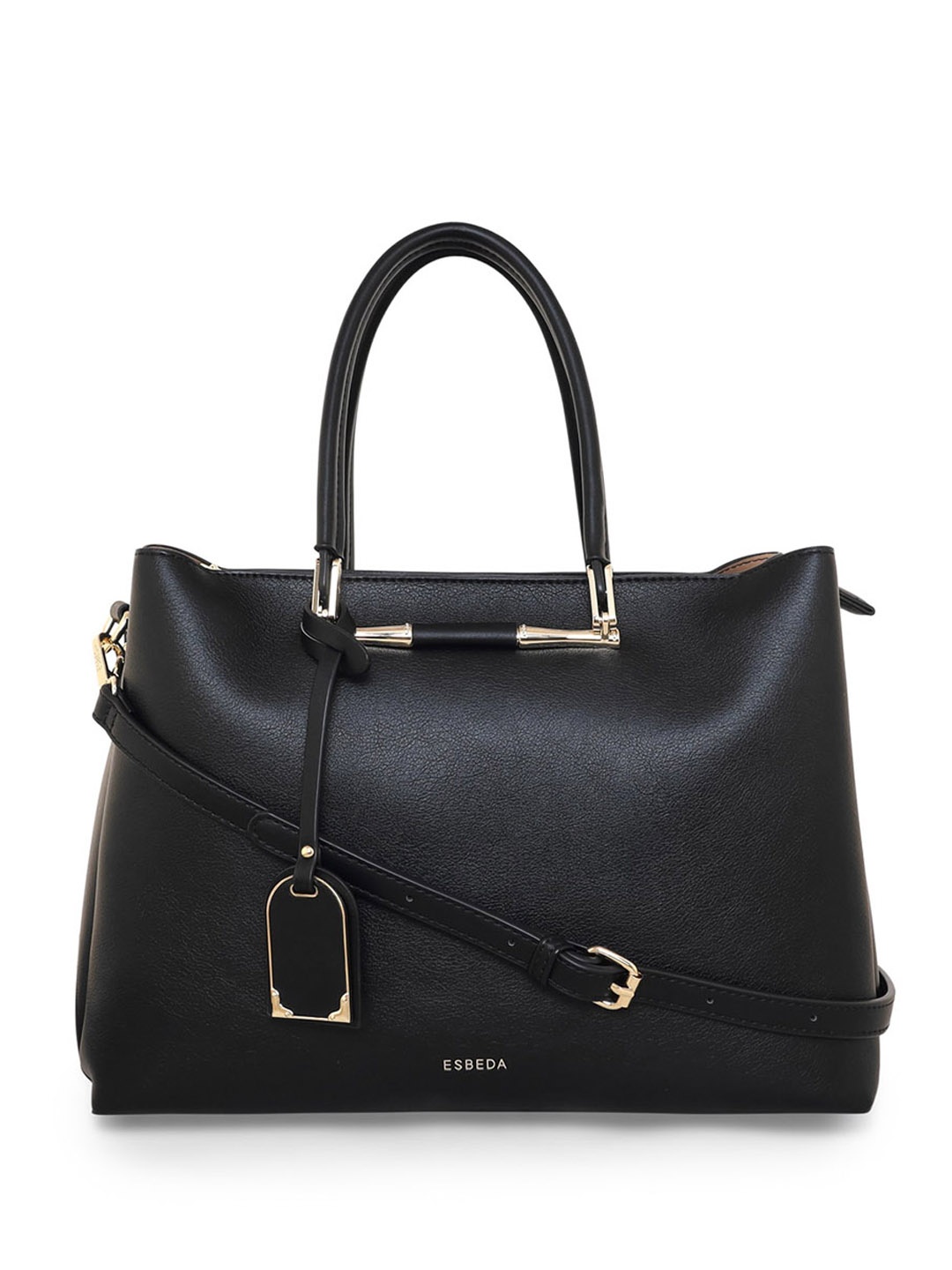 

ESBEDA Structured Handheld Bag, Black