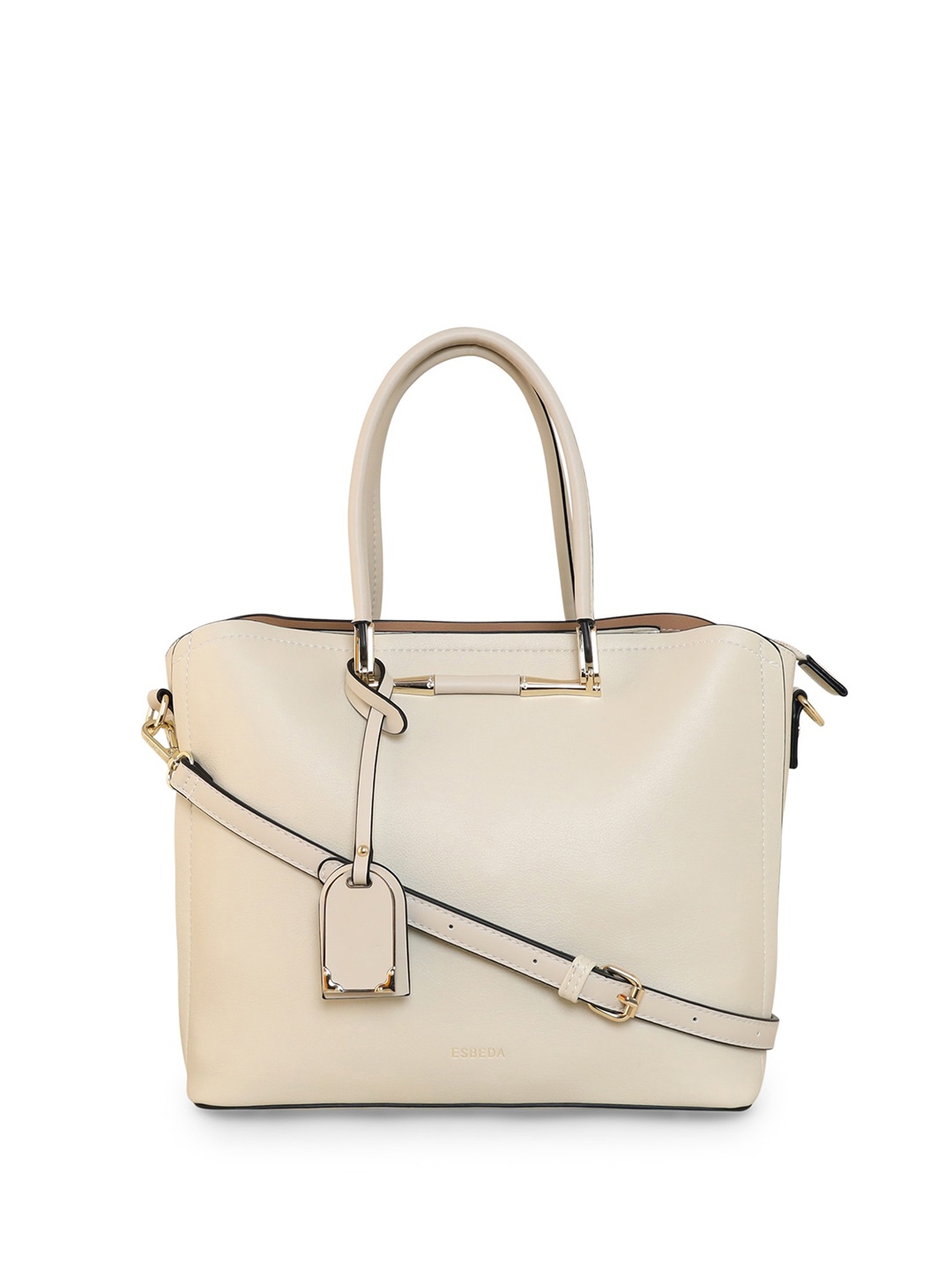 

ESBEDA PU Structured Handheld Bag, Off white