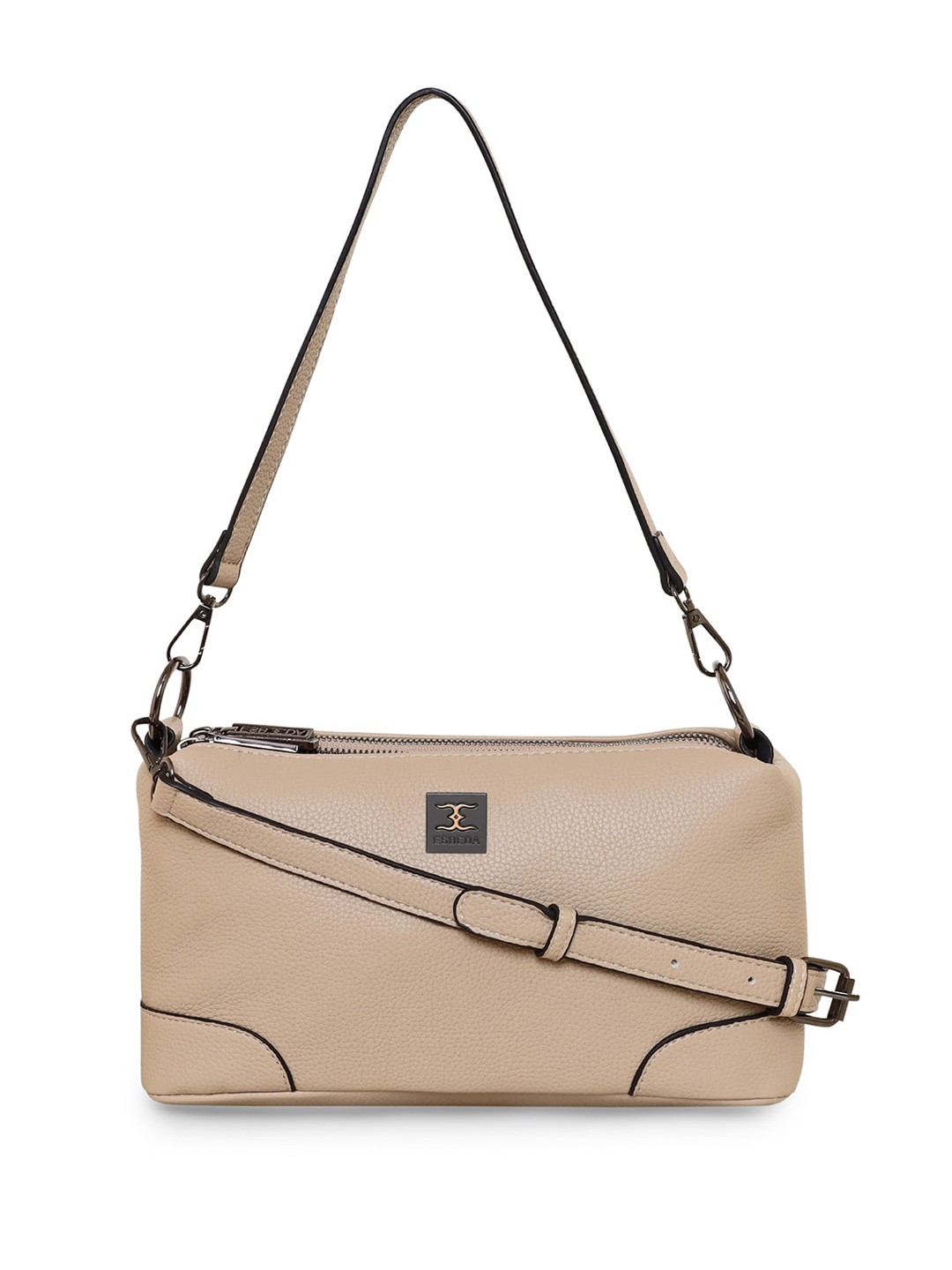 

ESBEDA PU Structured Sling Bag, Cream