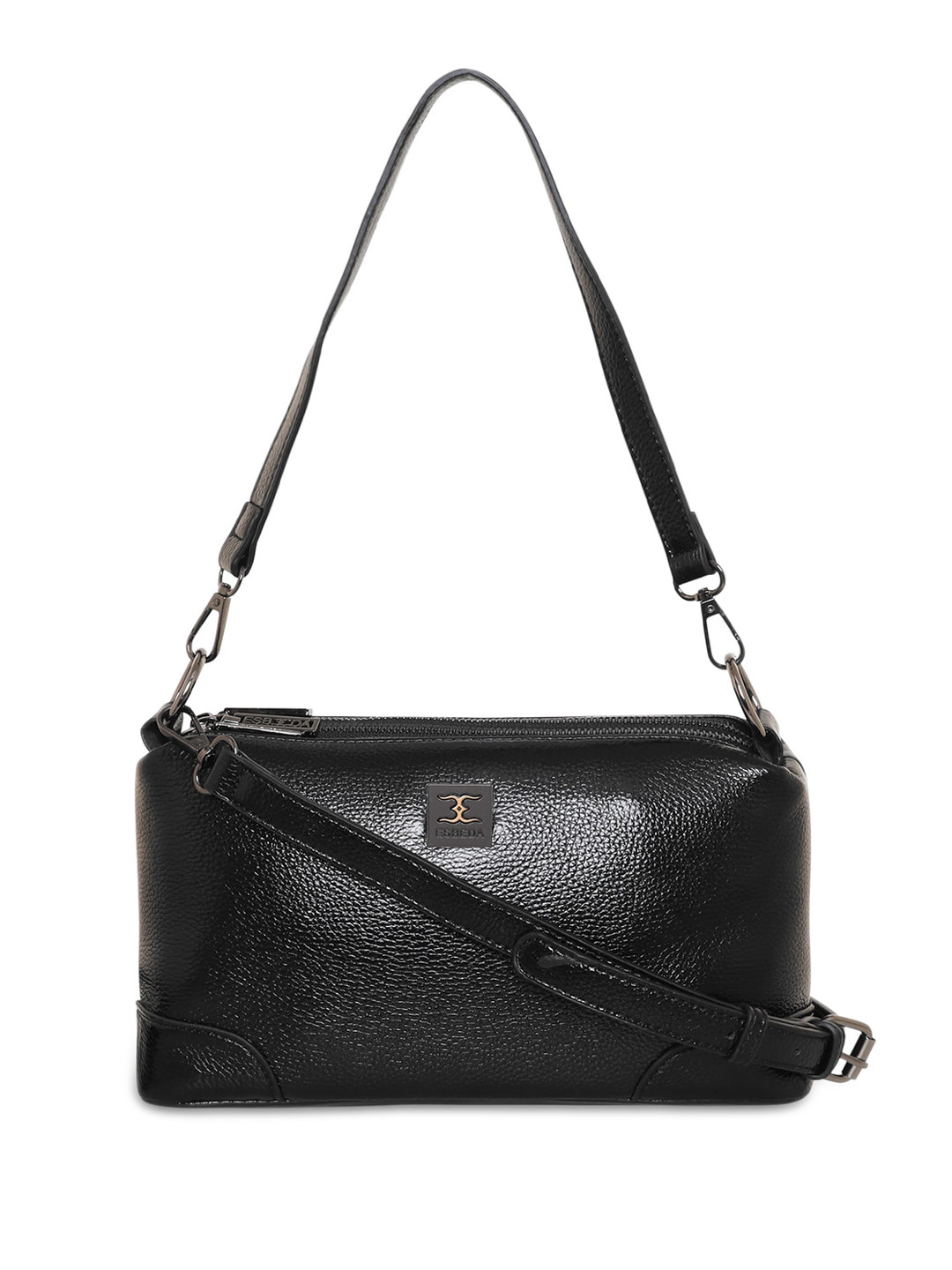 

ESBEDA PU Structured Sling Bag, Black