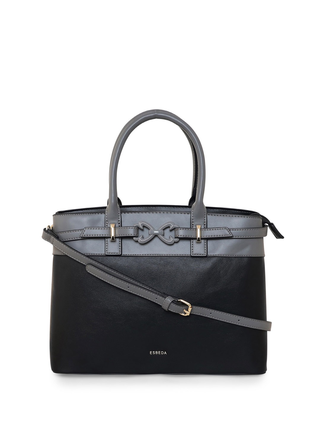 

ESBEDA Structured Handheld Bag, Black