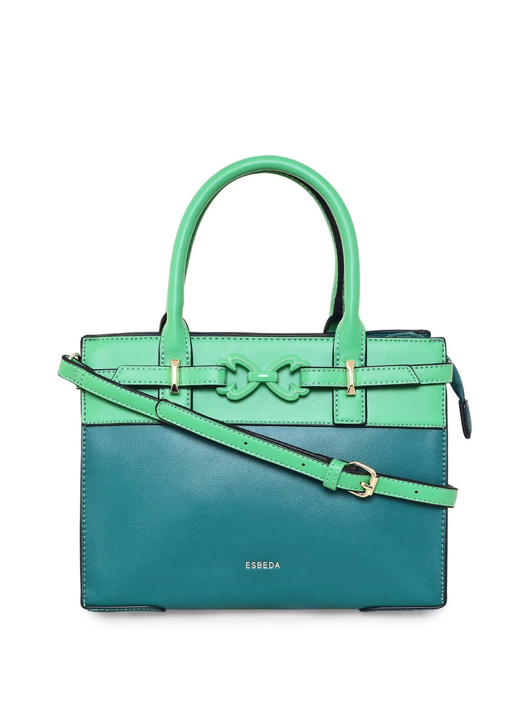 

ESBEDA PU Structured Handheld Bag, Green