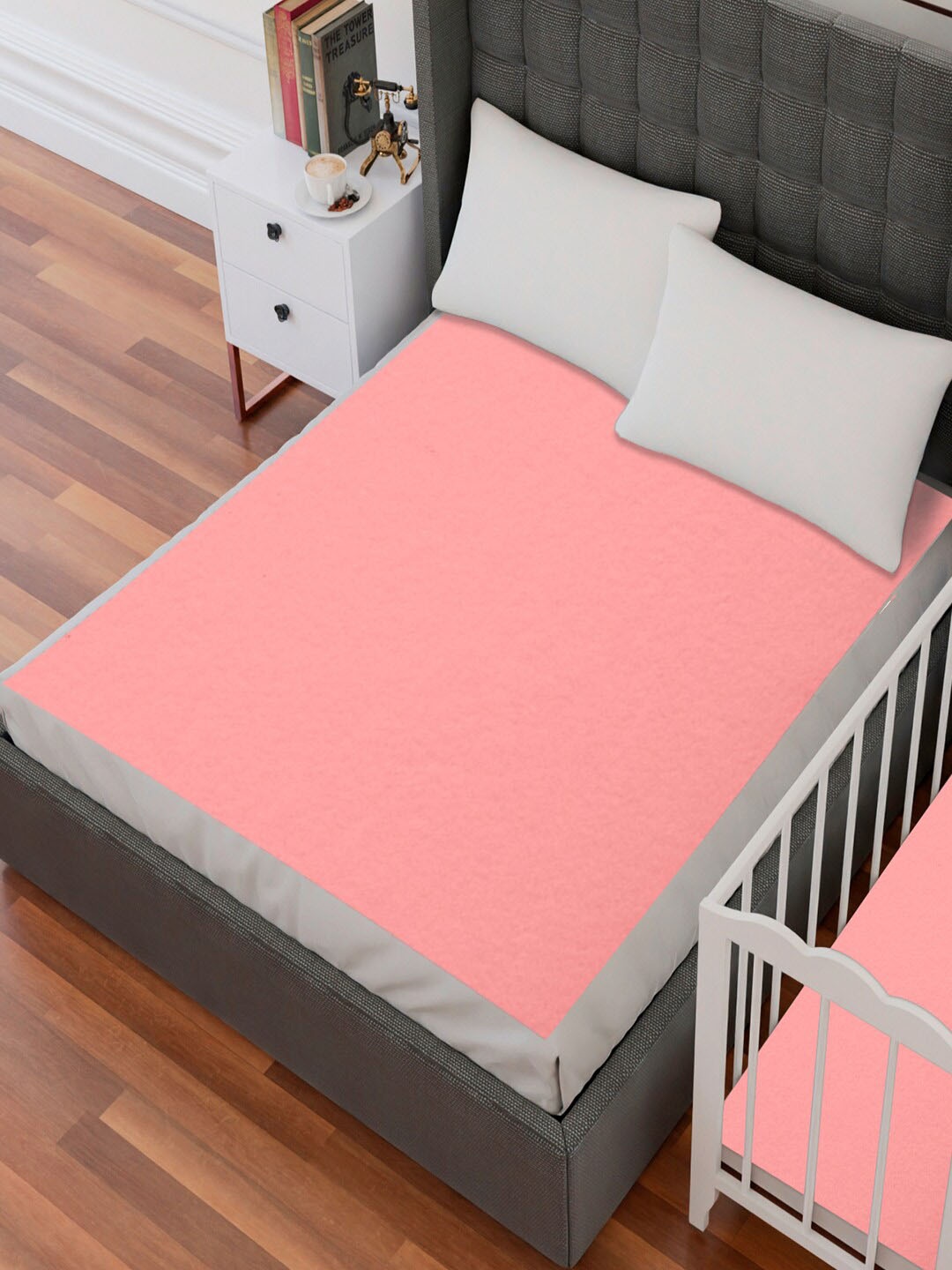 

AVI Pink Extra Large Waterproof Cotton Mattress Protector