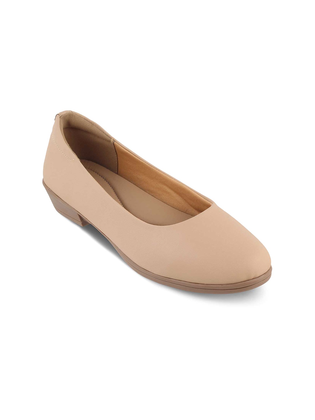 

Tresmode BOLINO Round Toe Work Ballerinas, Beige