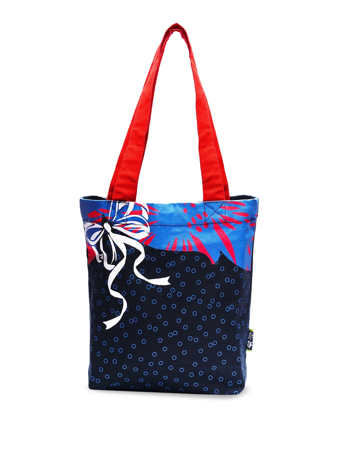 

Kanvas Katha Structured Tote Bag, Navy blue