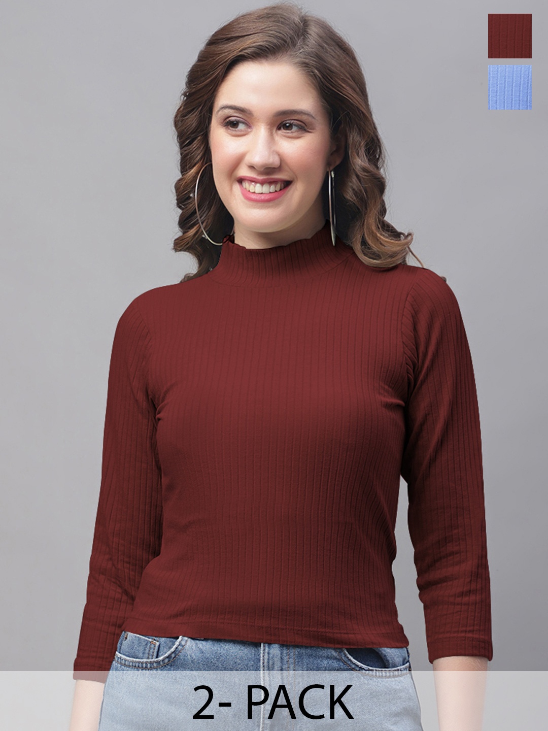 

Friskers Maroon Top