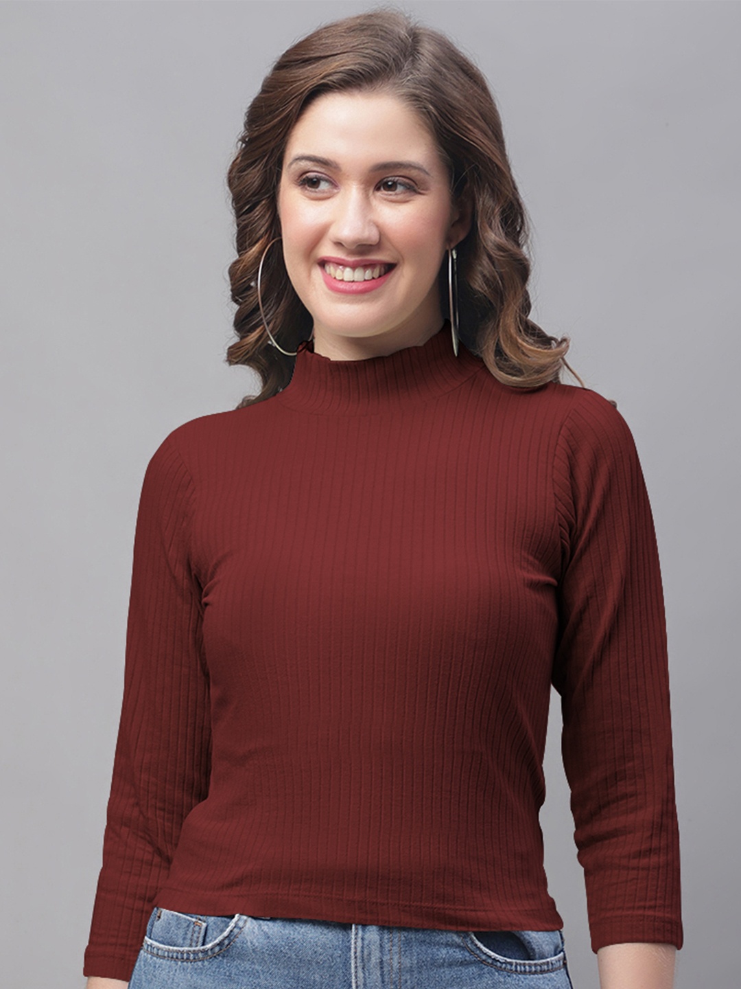 

Friskers Maroon Top