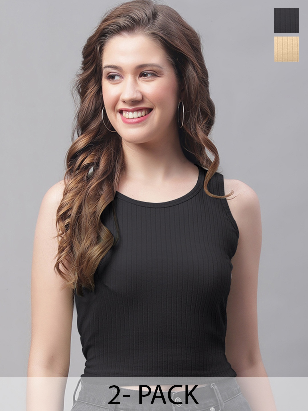 

Friskers Black Crop Top