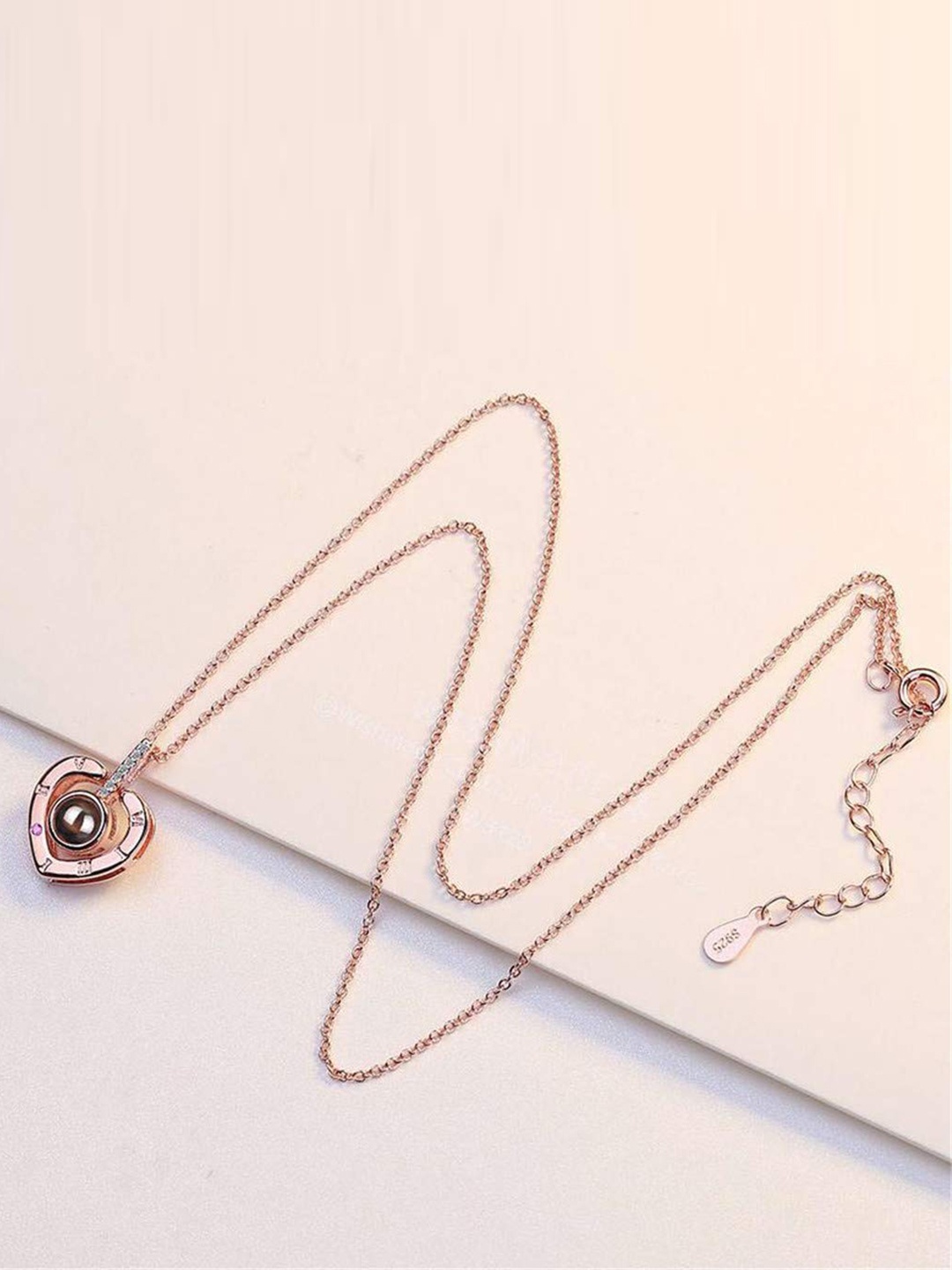 

Krelin Rose Gold-Plated Stones-Studded Necklace