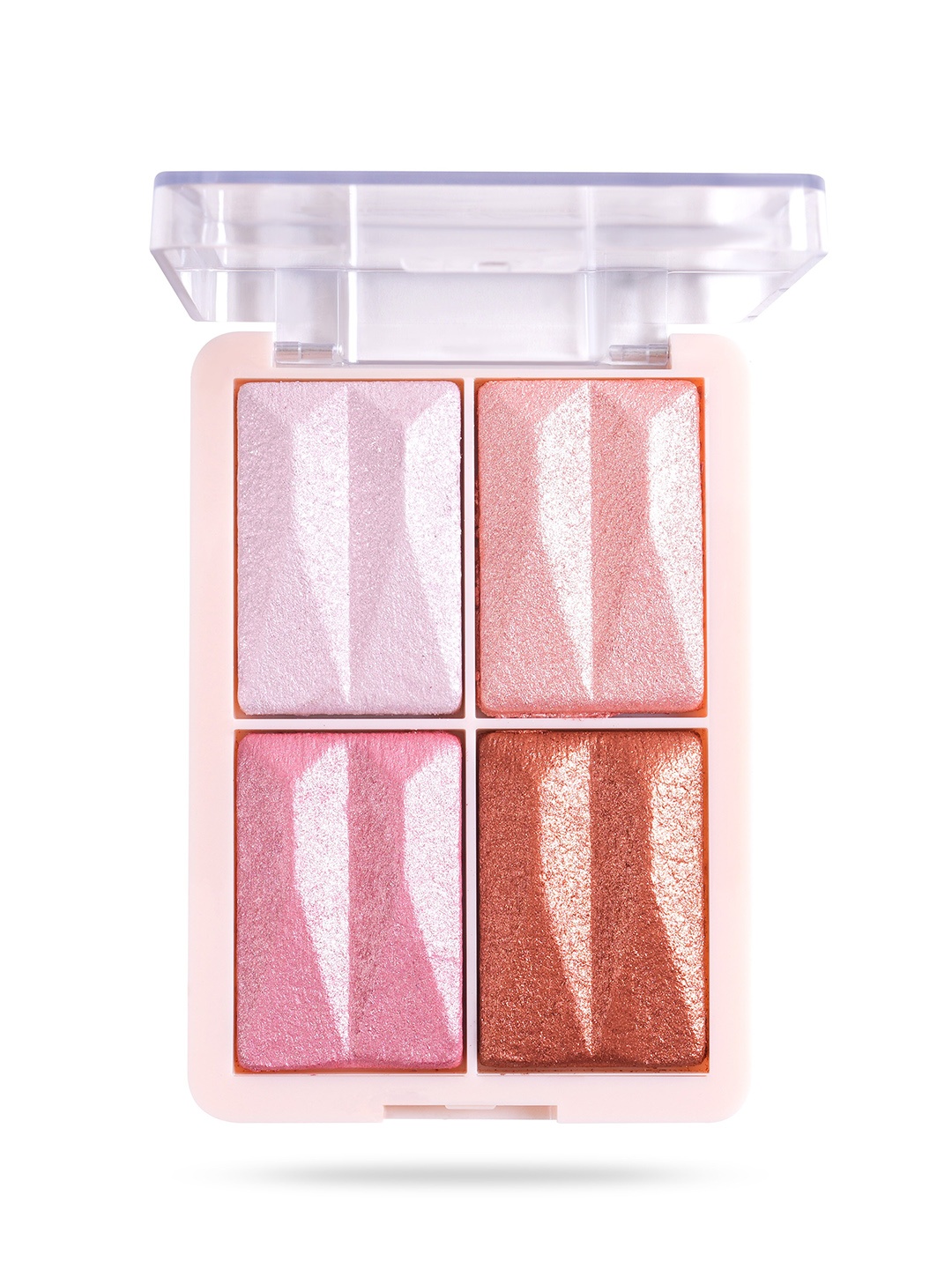 

SHRYOAN Ignite Baked Multi Shimmer Blusher & Highlighter Palette For Face Makeup -3.6g-04, Pink