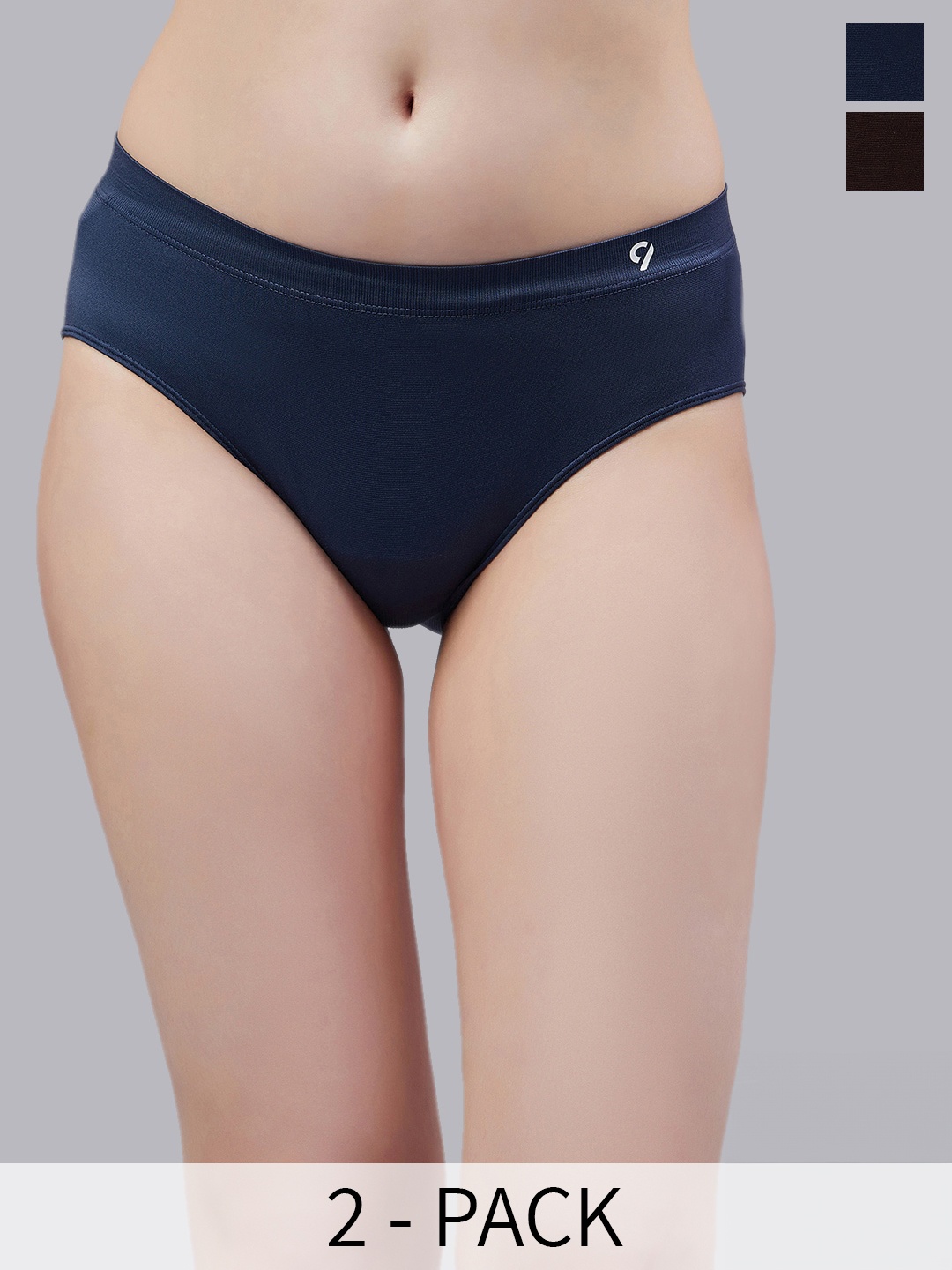 

C9 AIRWEAR Pack of 2 Seamless Bikini Briefs, Brown
