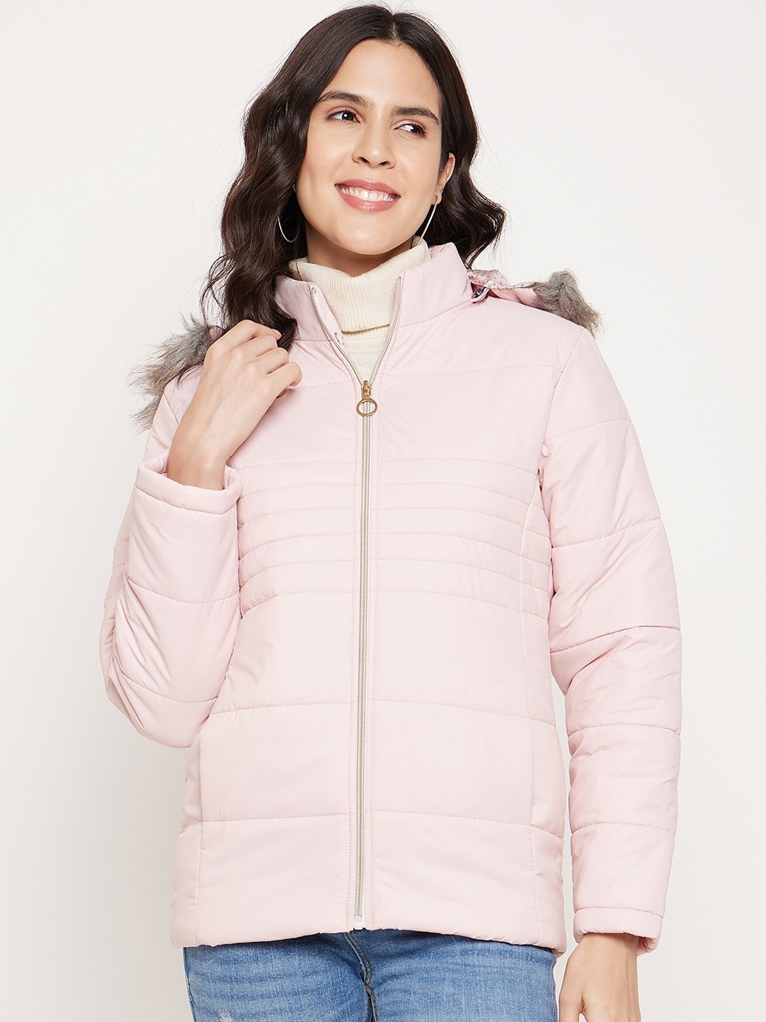 

BETTER THINK Windcheater and Water Resistant Padded Jacket, Pink