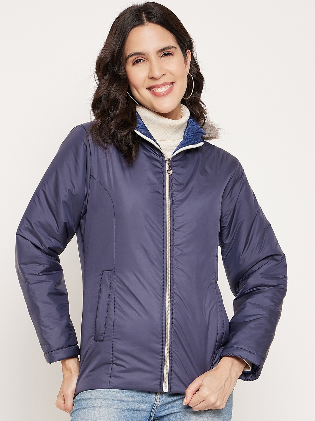 

BETTER THINK Windcheater and Water Resistant Tailored Jacket, Navy blue
