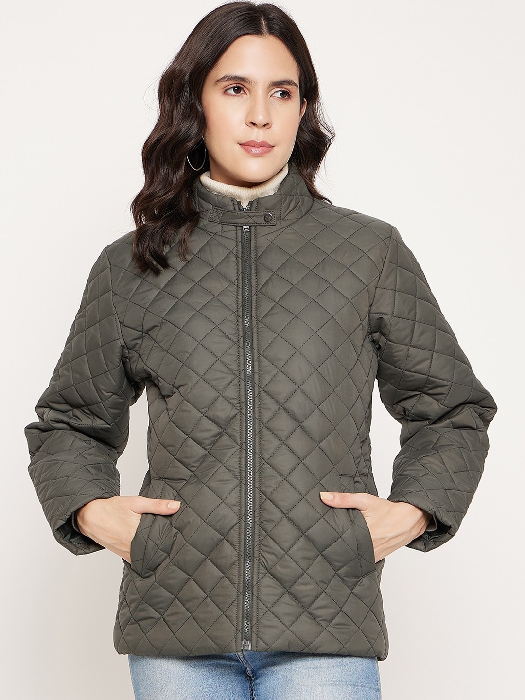 

BETTER THINK Windcheater and Water Resistant Quilted Jacket, Olive