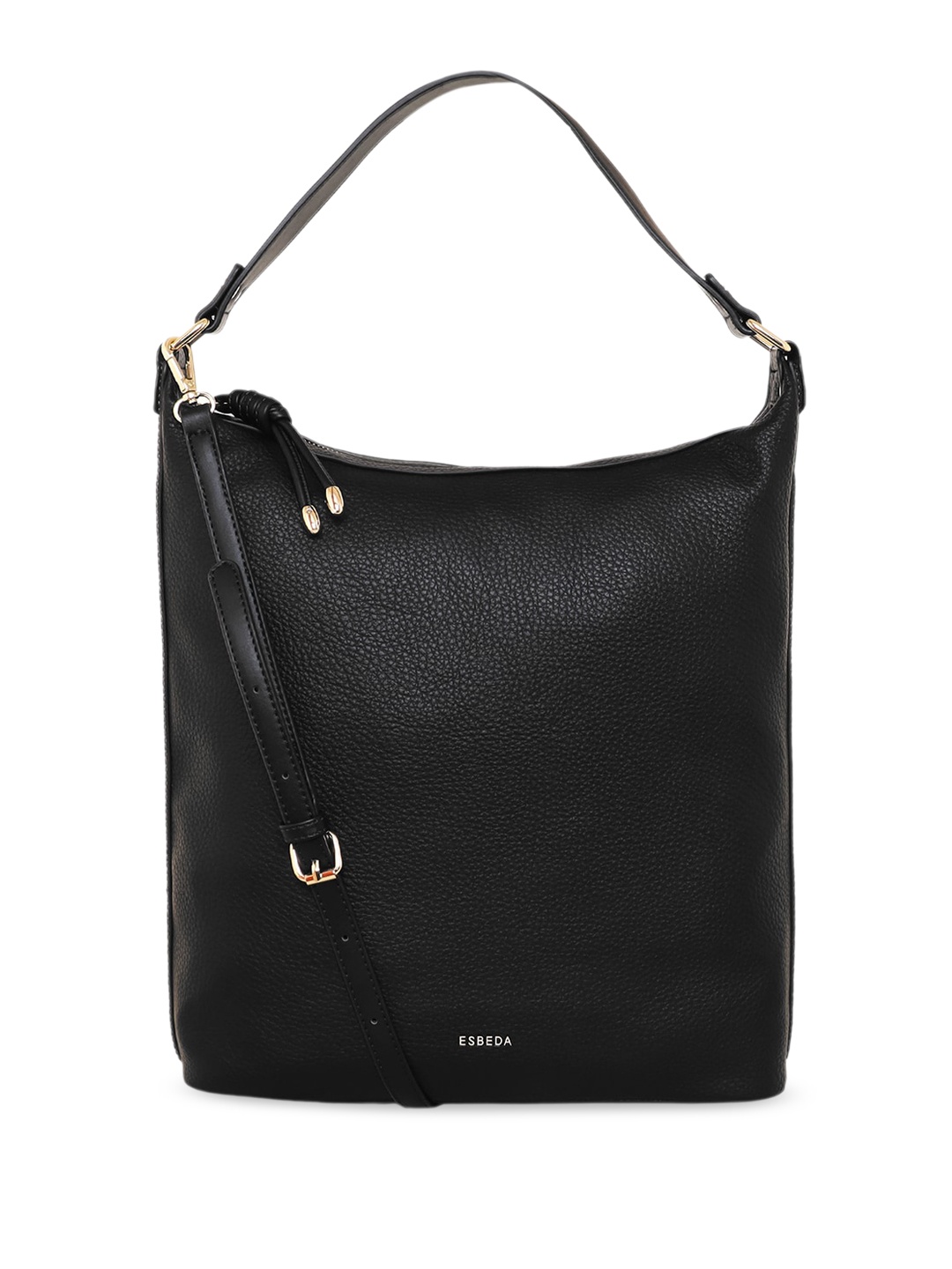

ESBEDA Textured Shopper Handheld Bag, Black