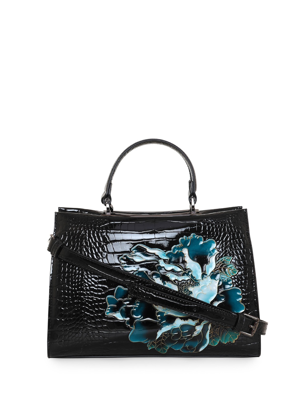 

ESBEDA Textured Structured Handheld Bag, Green