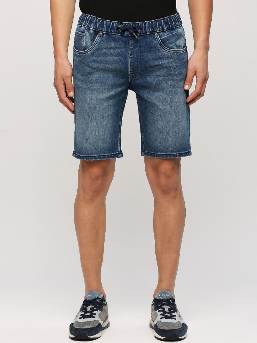 

Pepe Jeans Men Mid-Rise Denim Shorts, Blue