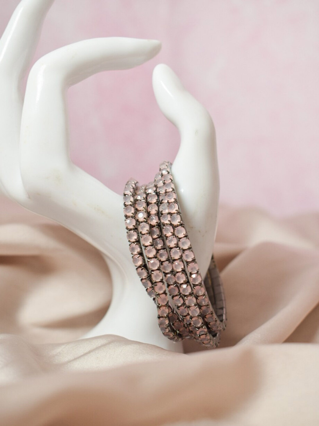 

SALTY Set Of 5 Rose Gold-Plated Bracelet