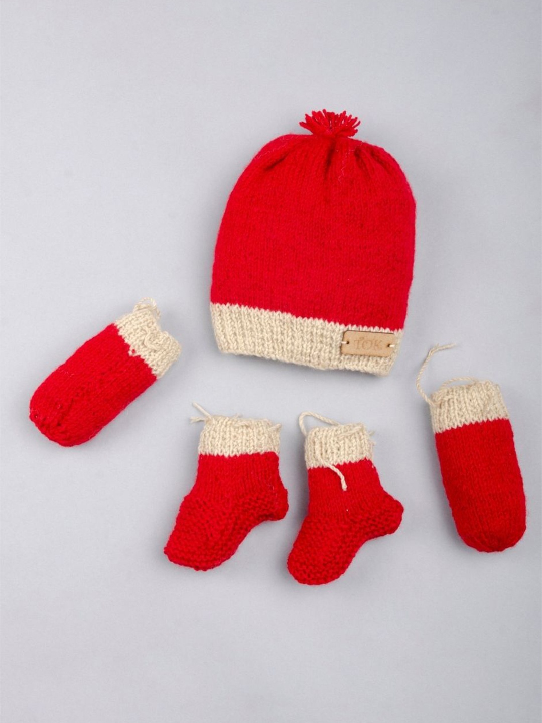 

The Original Knit Infants Self Design Beanie, Orange