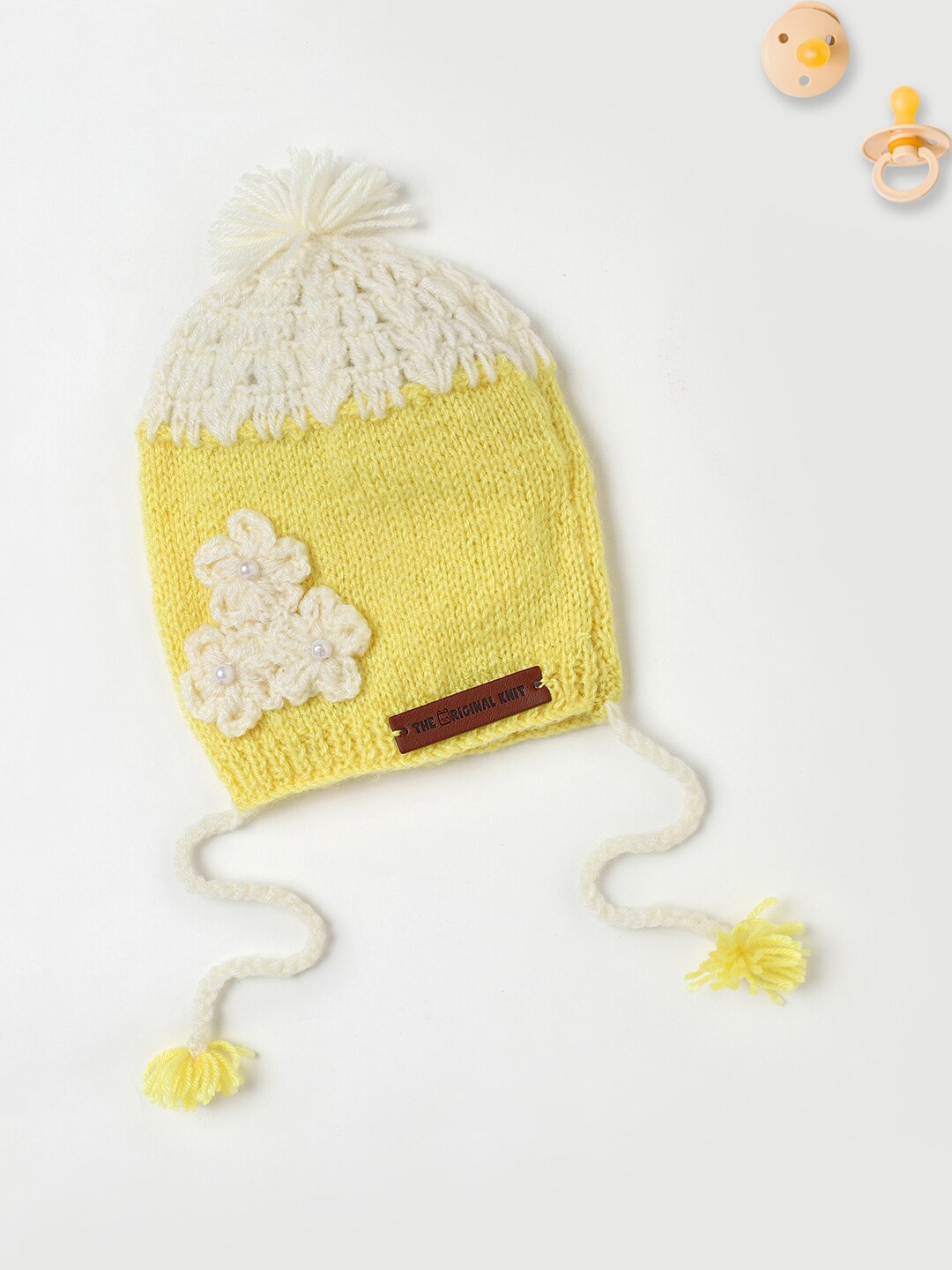 

The Original Knit Kids Acrylic Knitted Beanie, Yellow