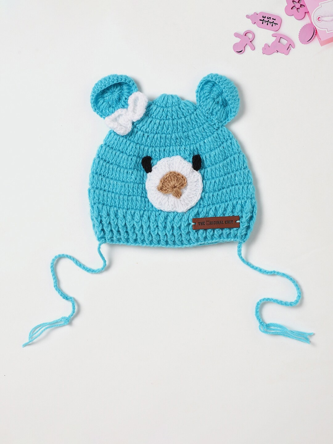 

The Original Knit Infants Embroidered Acrylic Beanie, Blue