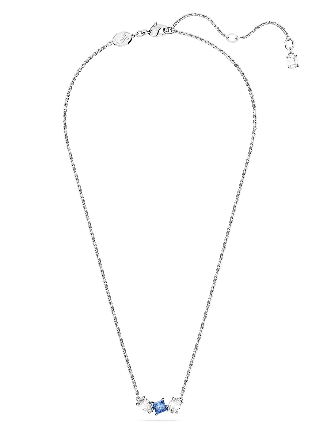 

SWAROVSKI Rhodium-Plated Crystals-Studded Necklace, Silver