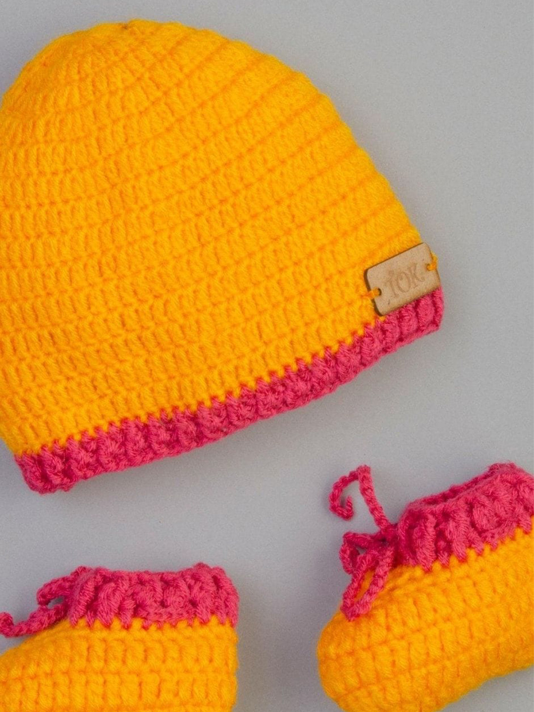 

The Original Knit Infants Acrylic Beanie, Yellow