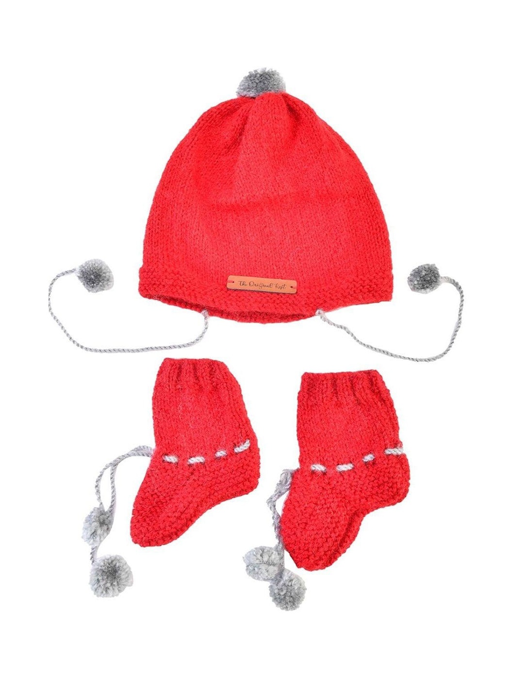 

The Original Knit Kids Red Beanie