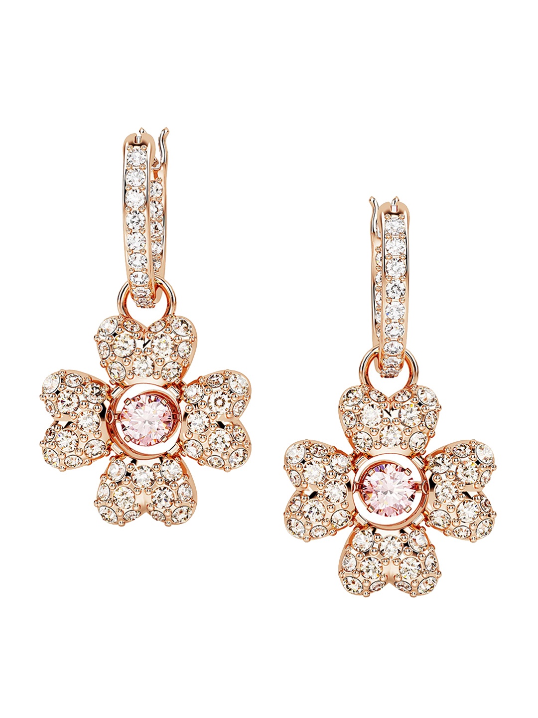

SWAROVSKI White Contemporary Hoop Earrings
