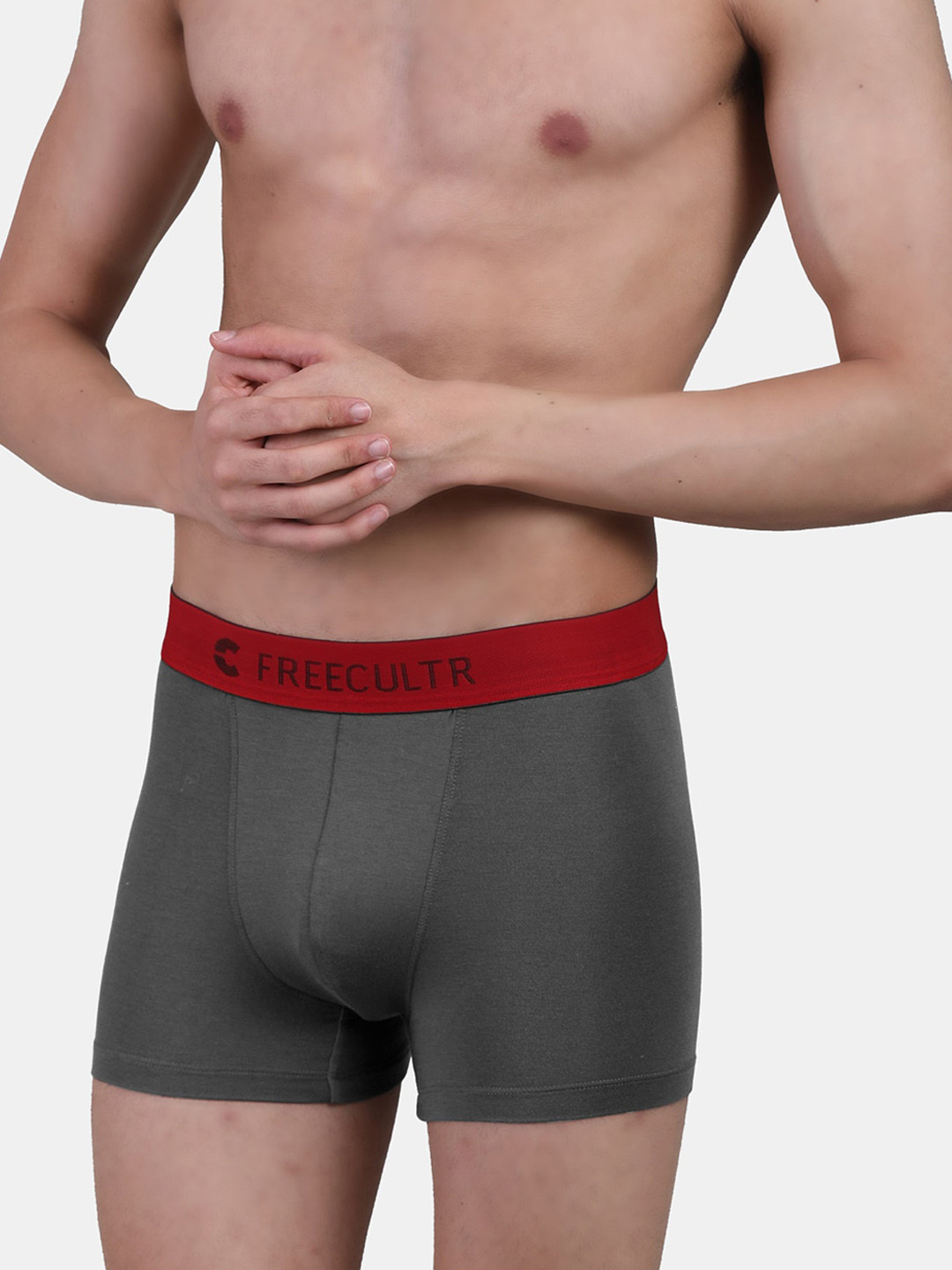 

FREECULTR Anti Bacterial Sweat Proof Trunks, Grey