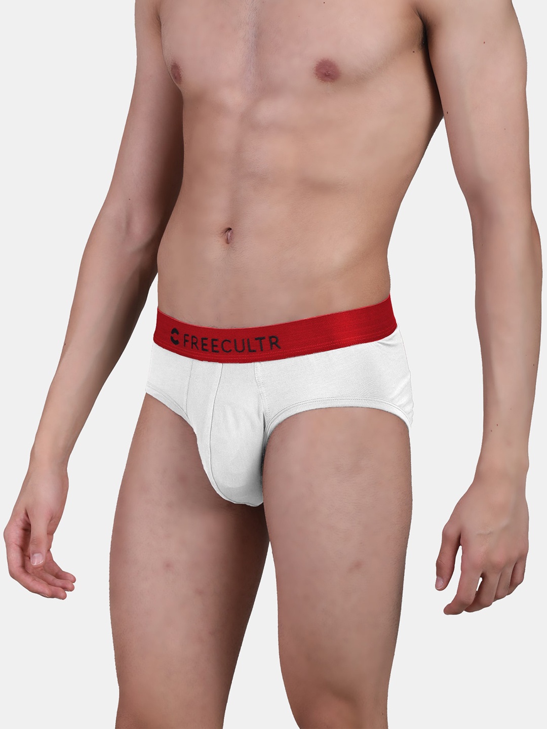 

FREECULTR Pack of 4 Anti Bacterial Micro Modal Airsoft Trunks FC-L-B-RWH-RWH-RWH-RWH-04, White
