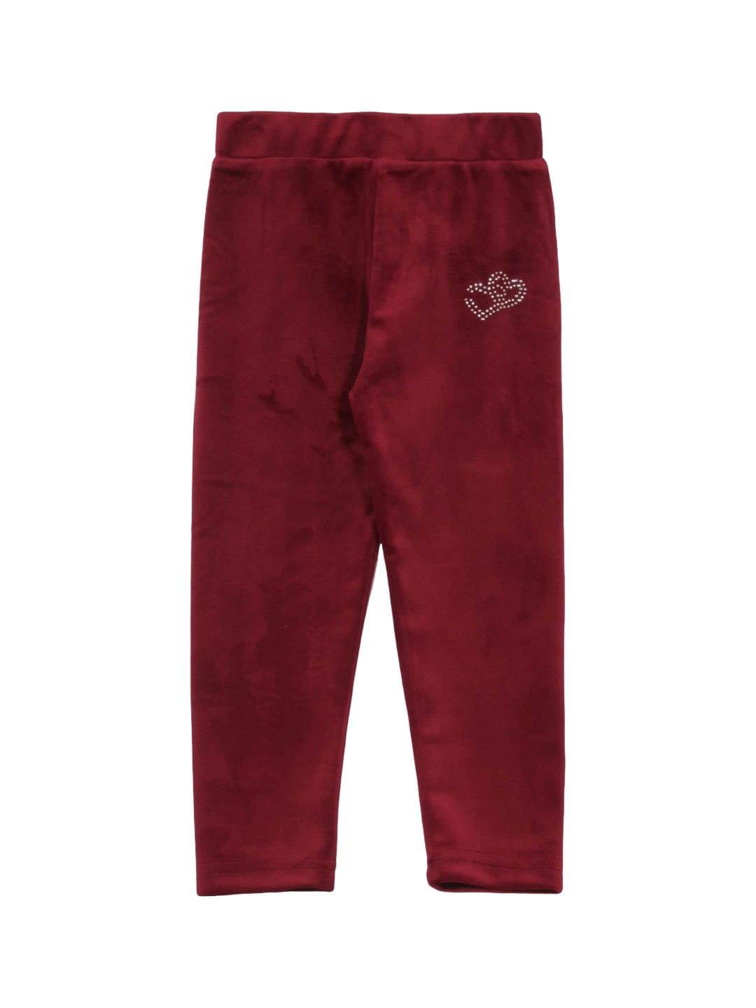 

Lil Lollipop Girls Ankle Length Leggings, Maroon
