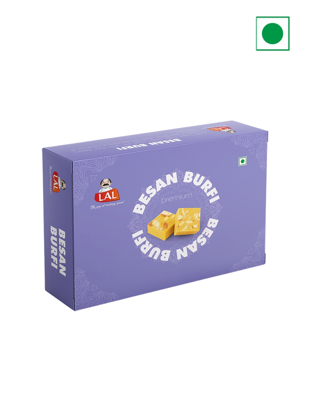 

LAL Besan Burfi Sweets 400 Gms, Beige