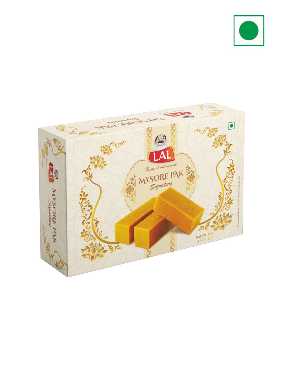 

LAL Mysore Pak Signature Sweets 400-gms, Beige