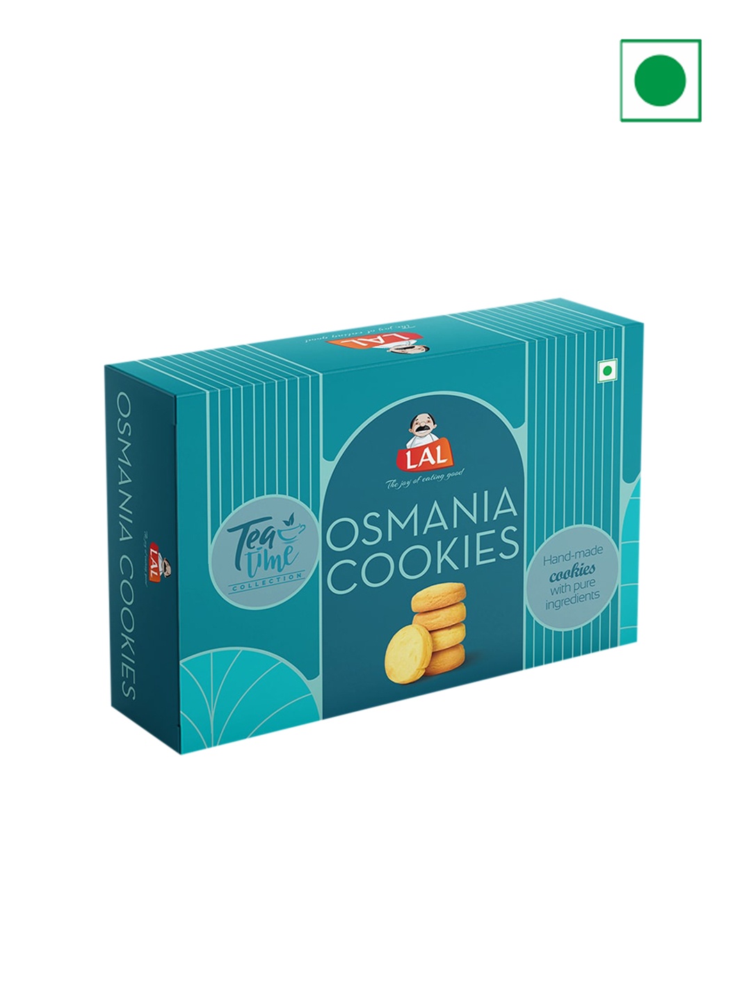 

LAL Sweets Osmania Cookies - 400g, Blue