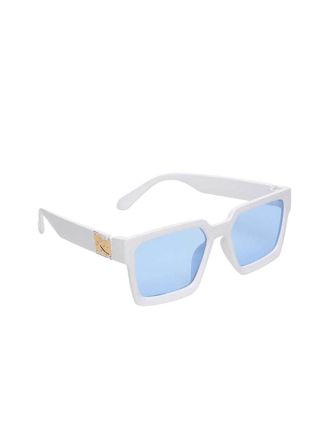 

CRIBA Unisex Square Sunglasses with UV Protected Lens CRB_W-BLU_JM, Blue