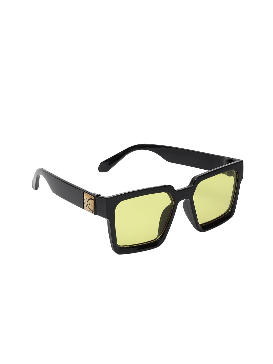 CRIBA Unisex Square Sunglasses with UV Protected Lens CRB_YELLOW_JM