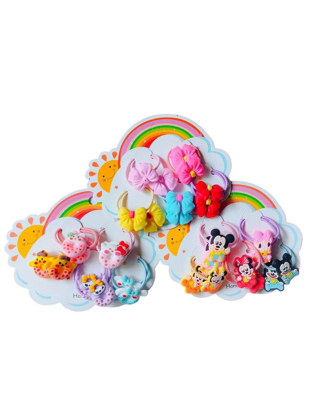 

LYTIX Girls Set Of 10 Assorted Ponytail Holders