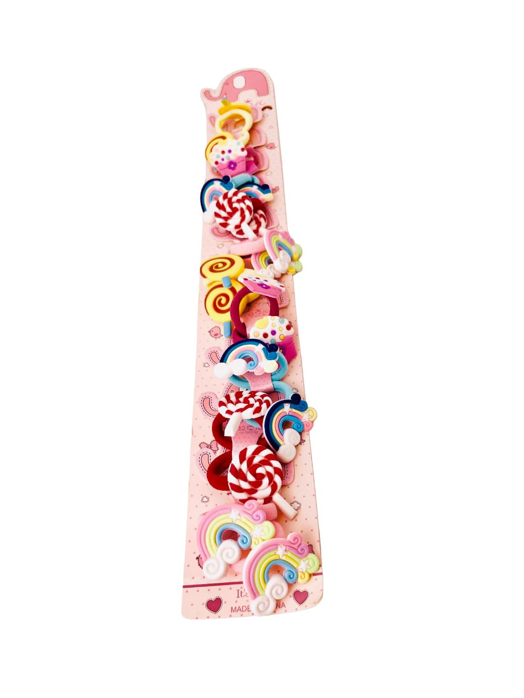 

LYTIX Girls Set Of 10 Assorted Ponytail Holders