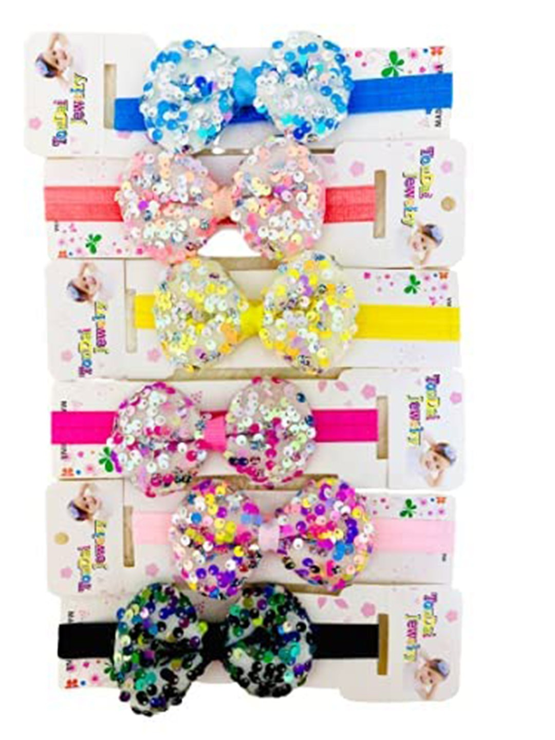 

LYTIX Infant Girls Set of 3 Assorted Embellished Hairband