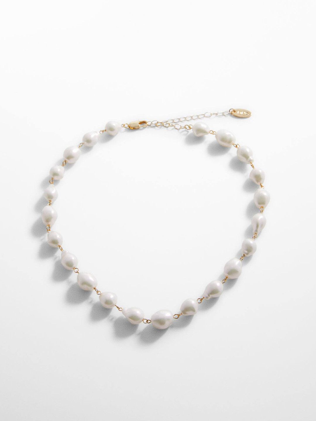 

MANGO Pearl Necklace, White
