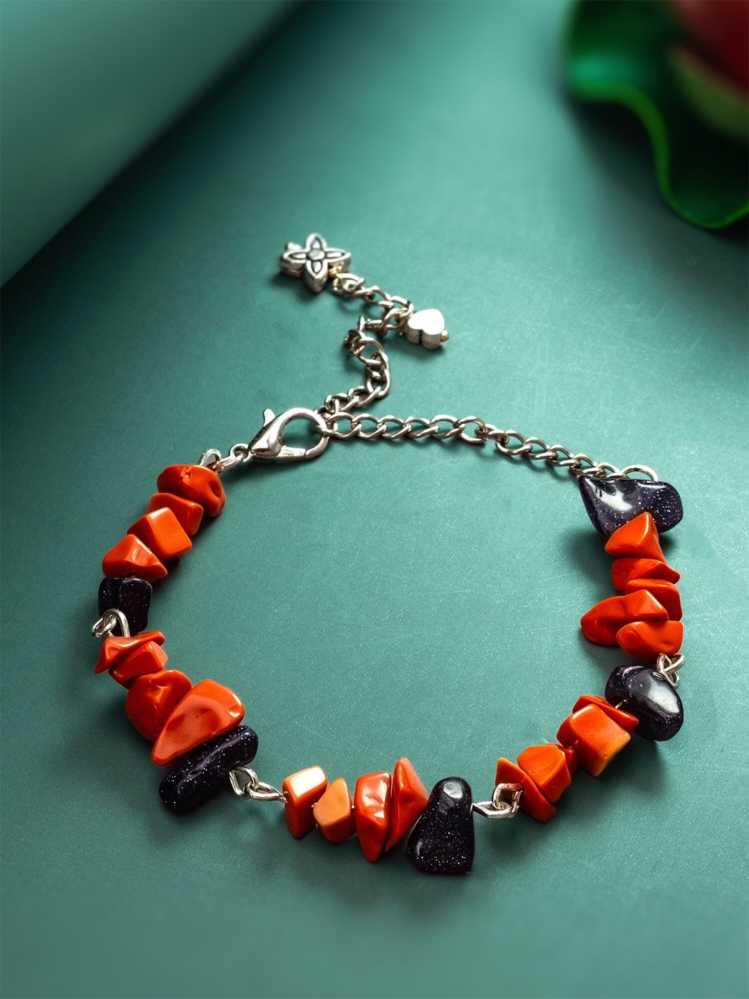 

aadita Oxidised Wraparound Bracelet, Silver