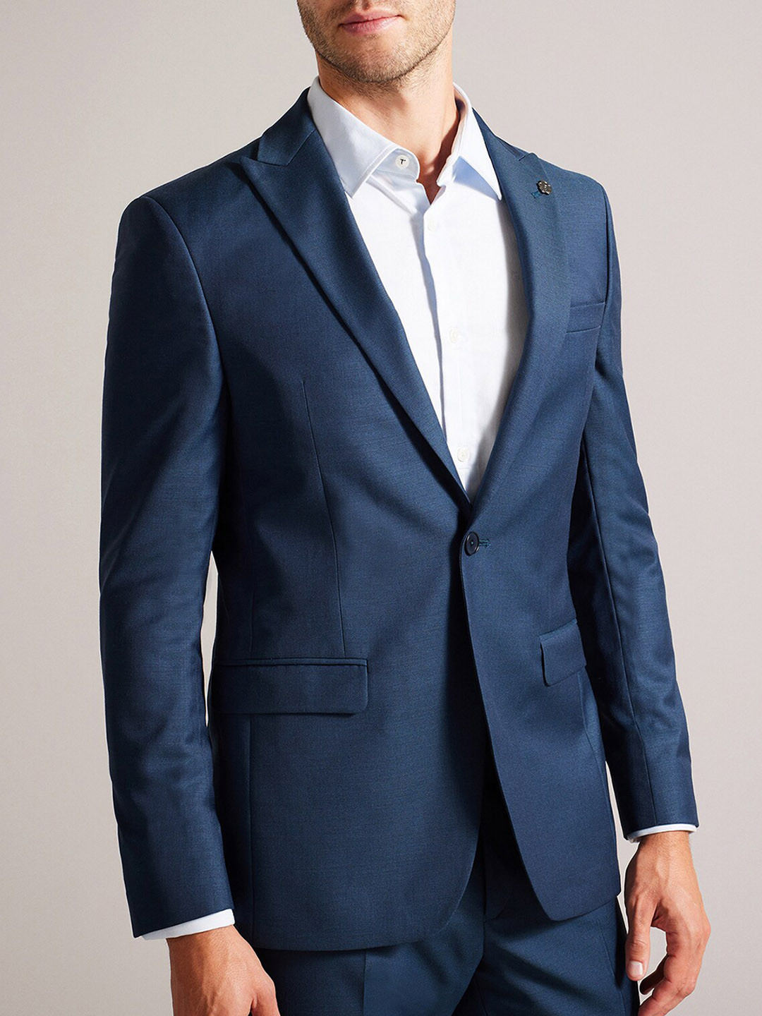 

Ted Baker Men Single Breasted Slim-Fit Blazers, Green