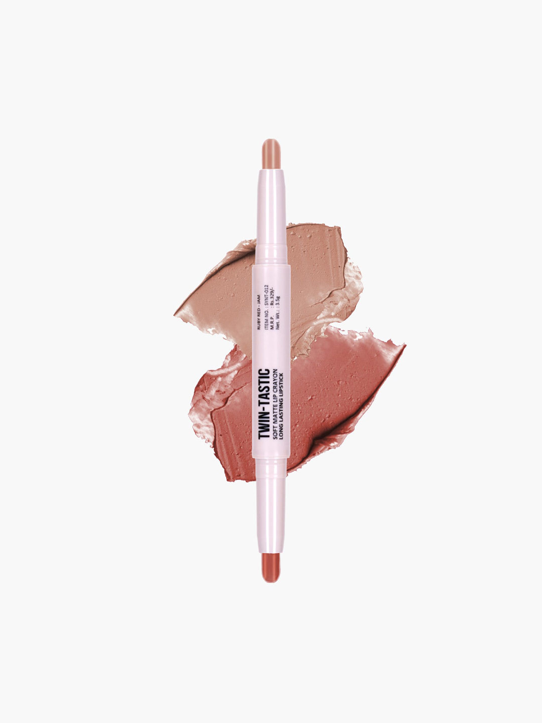 

SHRYOAN Twin-Tastic Soft Matte Lip Crayoan Long Lasting Lipstick - 3.5g - SH03, Multi