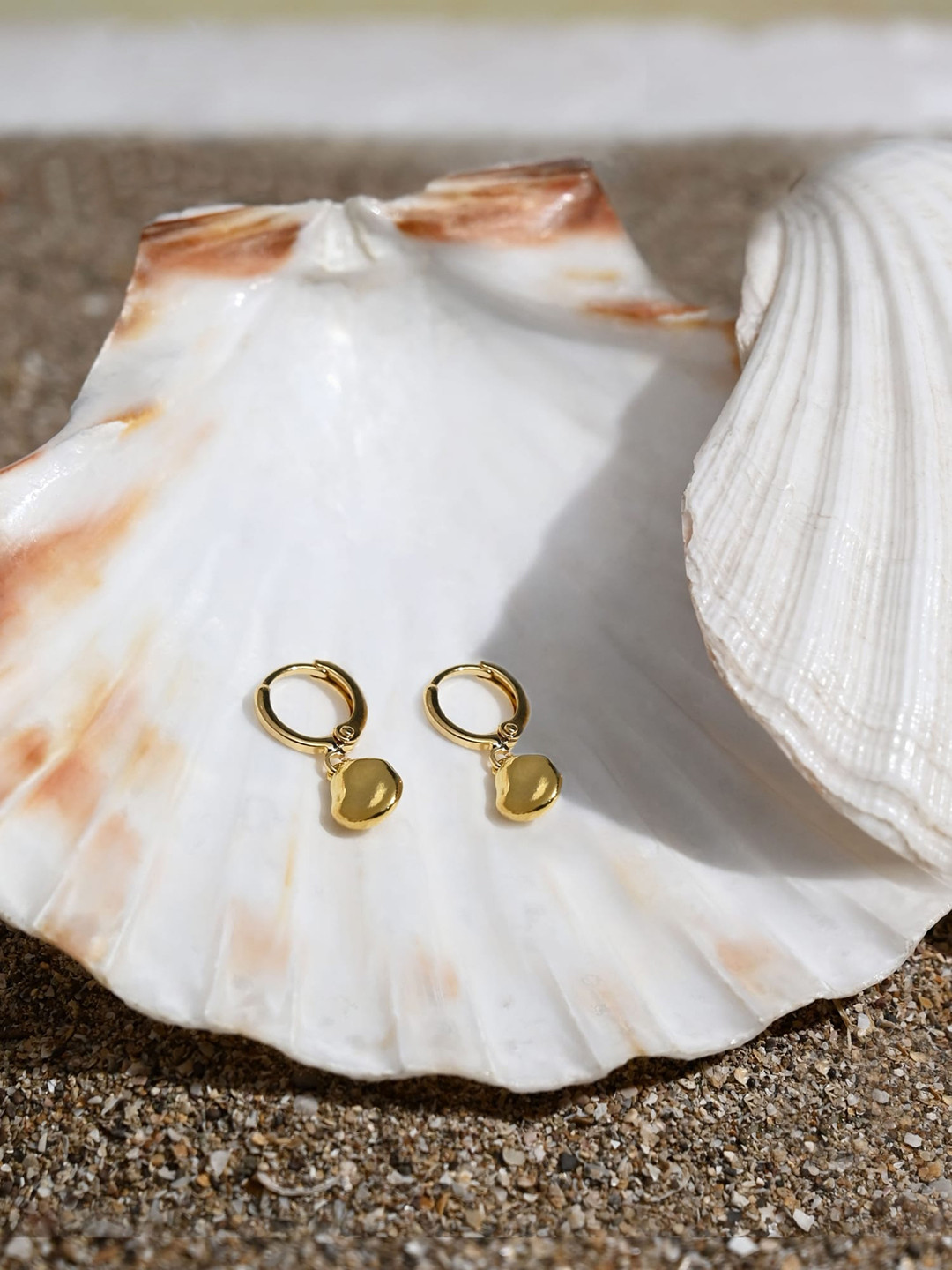 

Accessorize London 14K Gold-Plated Z Organic Shape Huggie Drop Earrings