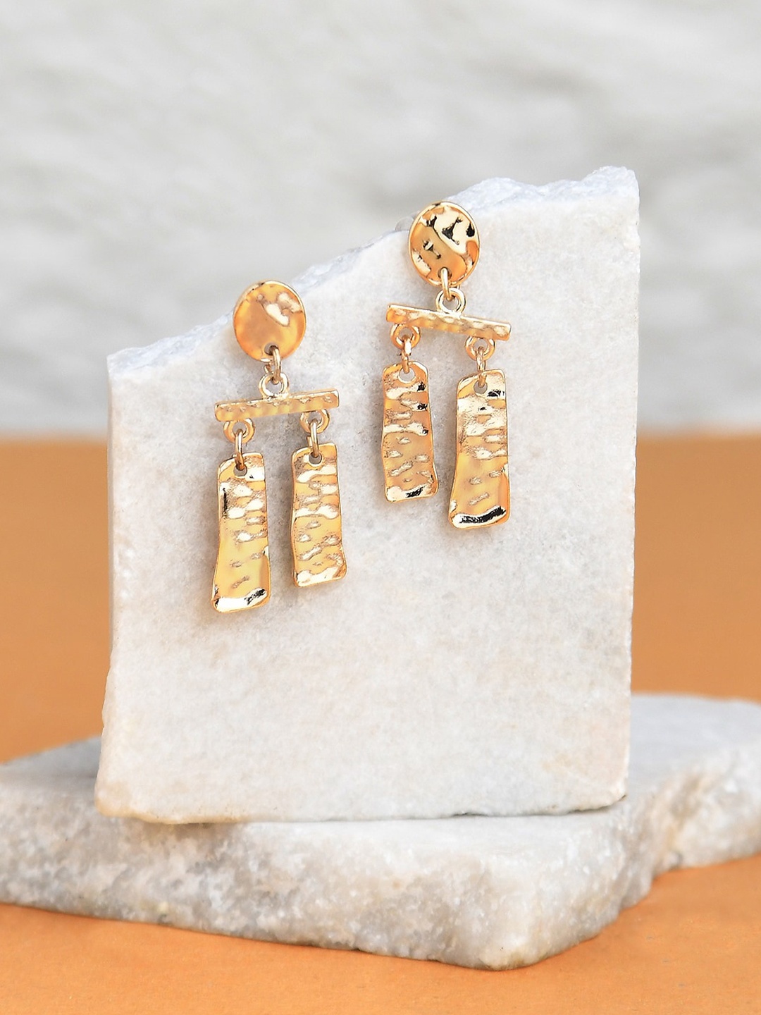 

Accessorize Gold-Toned Classic Drop Earrings