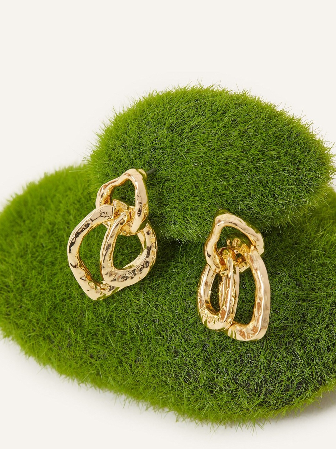

Accessorize Interlocking Drop Earrings, Gold
