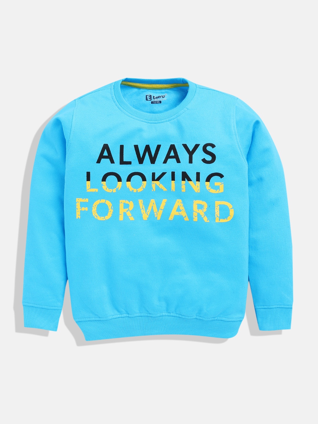 

Eteenz Boys Printed Premium Cotton Sweatshirt, Blue